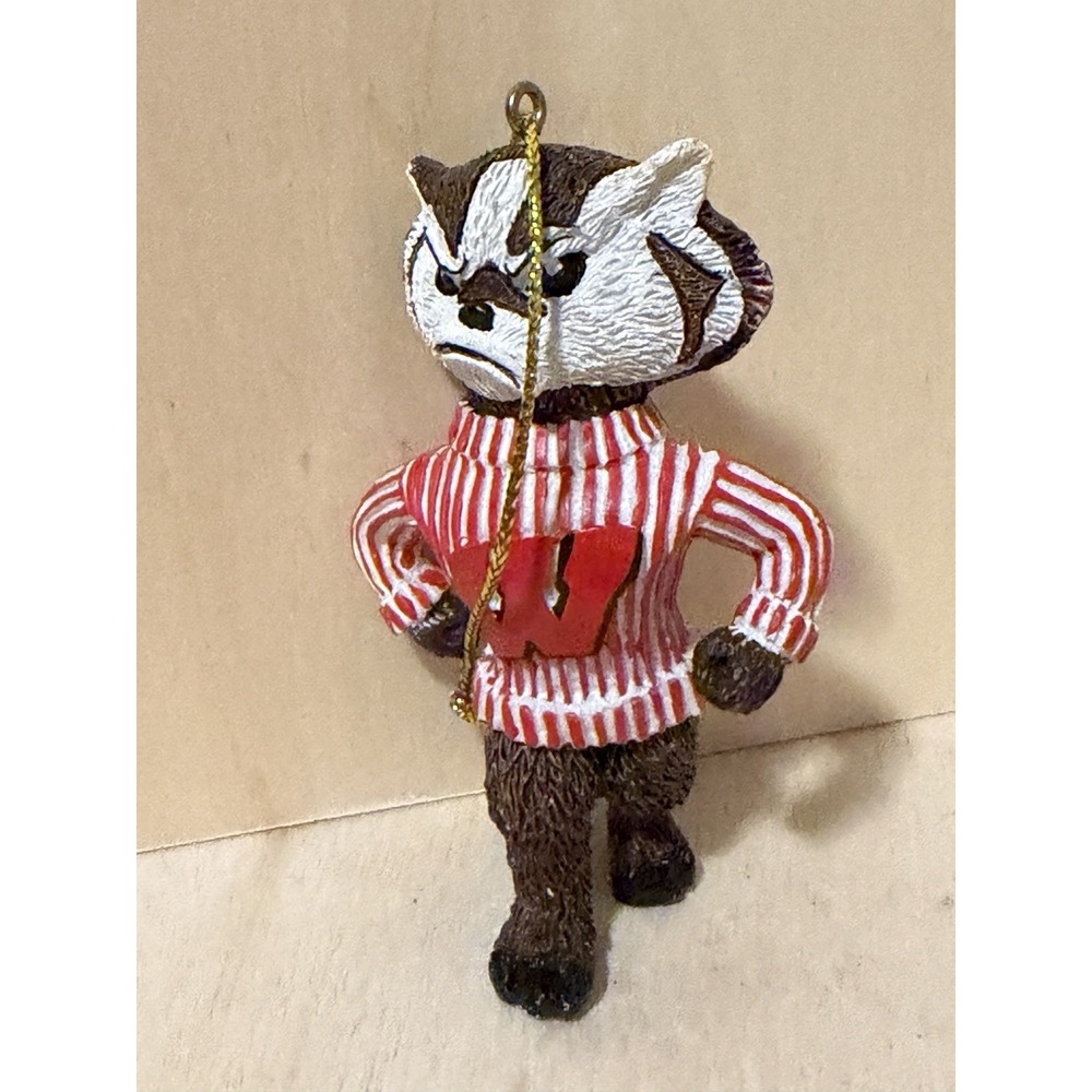 Wisconsin Badger Christmas Ornament Badger Holiday